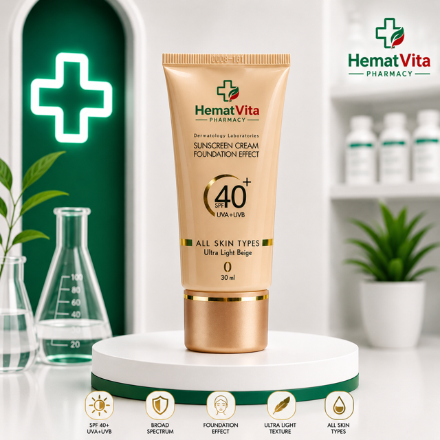 ضد آفتاب بژ خیلی روشن انواع پوست SPF40 مدیسان