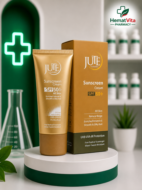 ضد آفتاب انواع پوست بژ طبیعی SPF50 ژوت