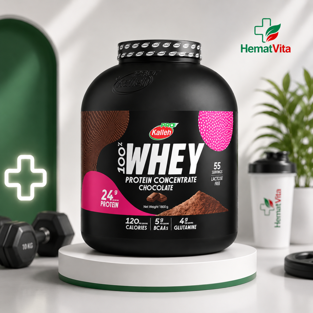وی پروتئین شکلاتی ۱۸۰۰ گرمی کاله
