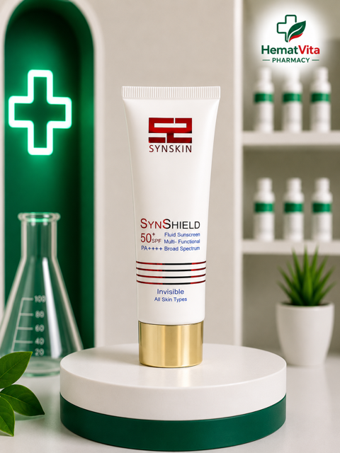 ضد آفتاب فلوئید بیرنگ انواع پوست SPF50 ساین اسکین
