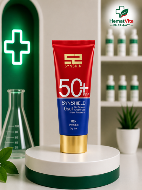 ضد آفتاب ژل کرم بدون چربی آقایان SPF50 ساین اسکین