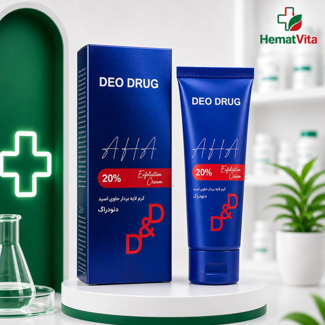 کرم لایه‌بردار AHA 20% دئودراگ