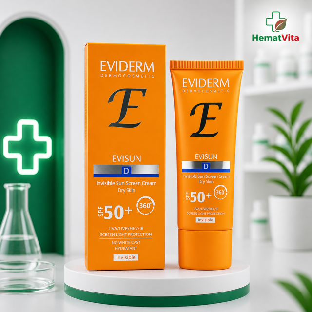 ضد آفتاب بیرنگ پوست خشک SPF50 اویدرم