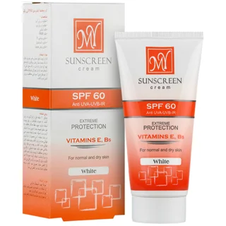 کرم ضد آفتاب بی‌رنگ مای SPF60 حاوی ویتامین E