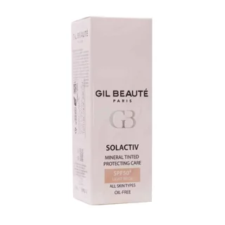 کرم ضد آفتاب رنگی مینرال SPF50 ژیل بوته مناسب انواع پوست